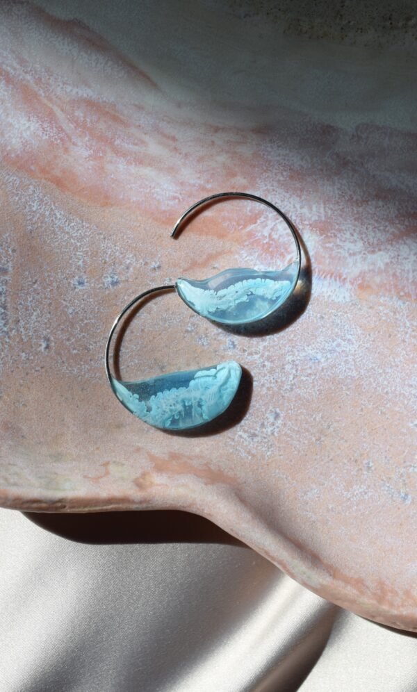 Мини кръгли халки Sealed Waves - Image 4