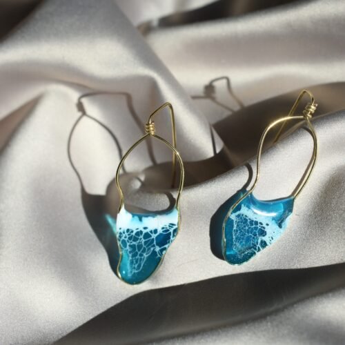 Обеци Sea during Fall - различни форми | позлатен месинг