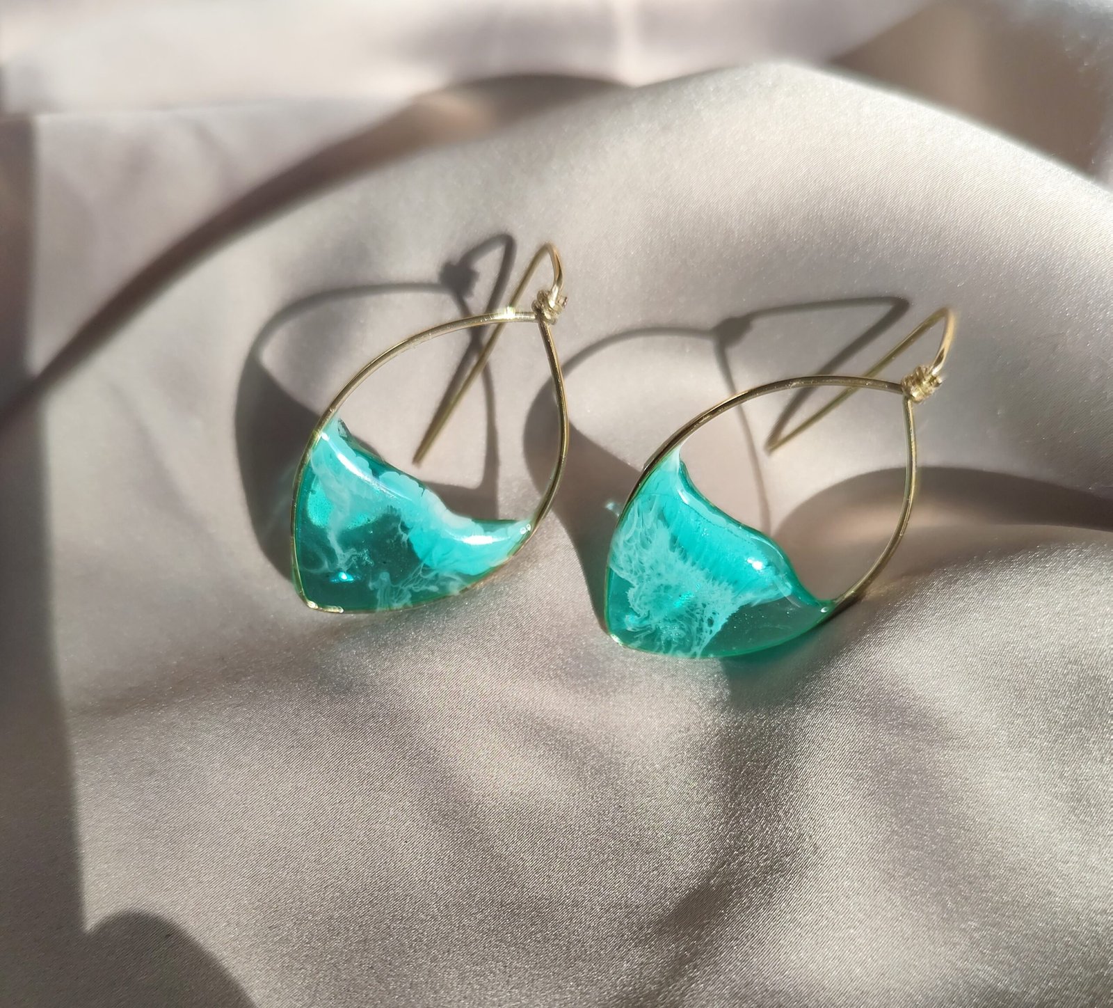 Обеци Sea during Fall - различни форми | позлатен месинг - Image 9