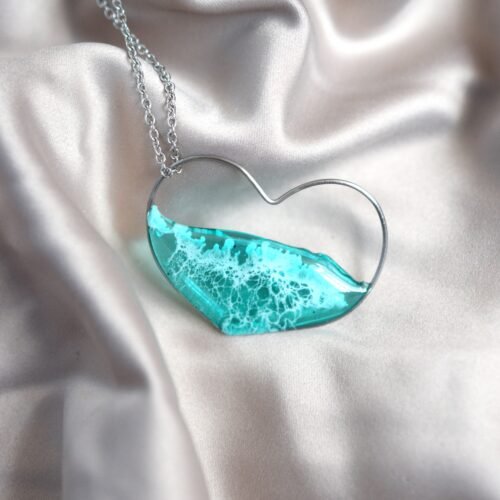 Колие с медальон Сърце Sealed Waves | Be Mine