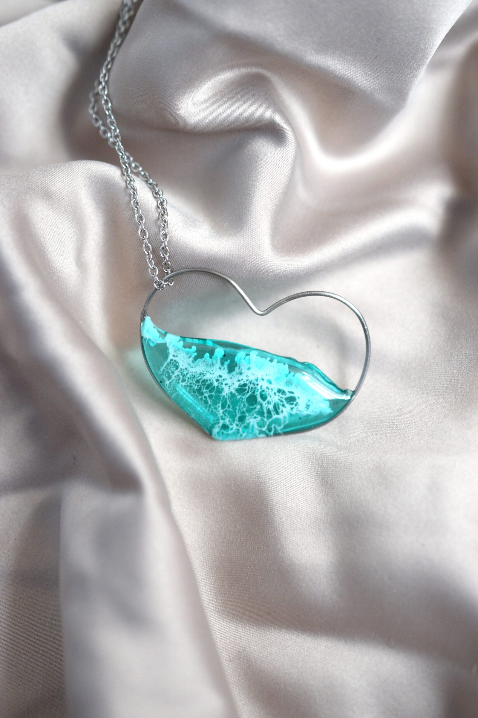 Колие с медальон Сърце Sealed Waves | Be Mine