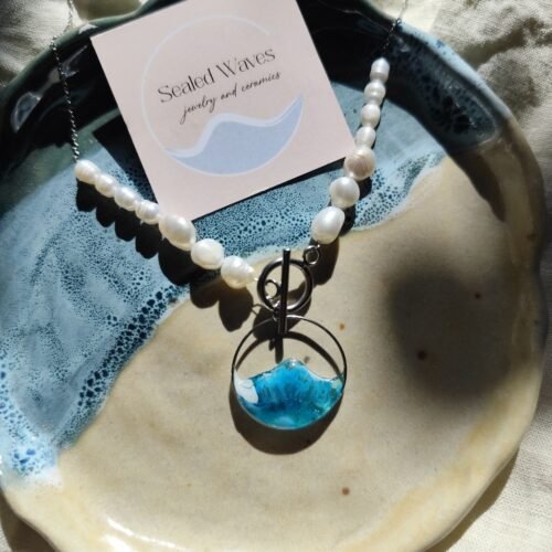 Колие с перли Sealed Waves