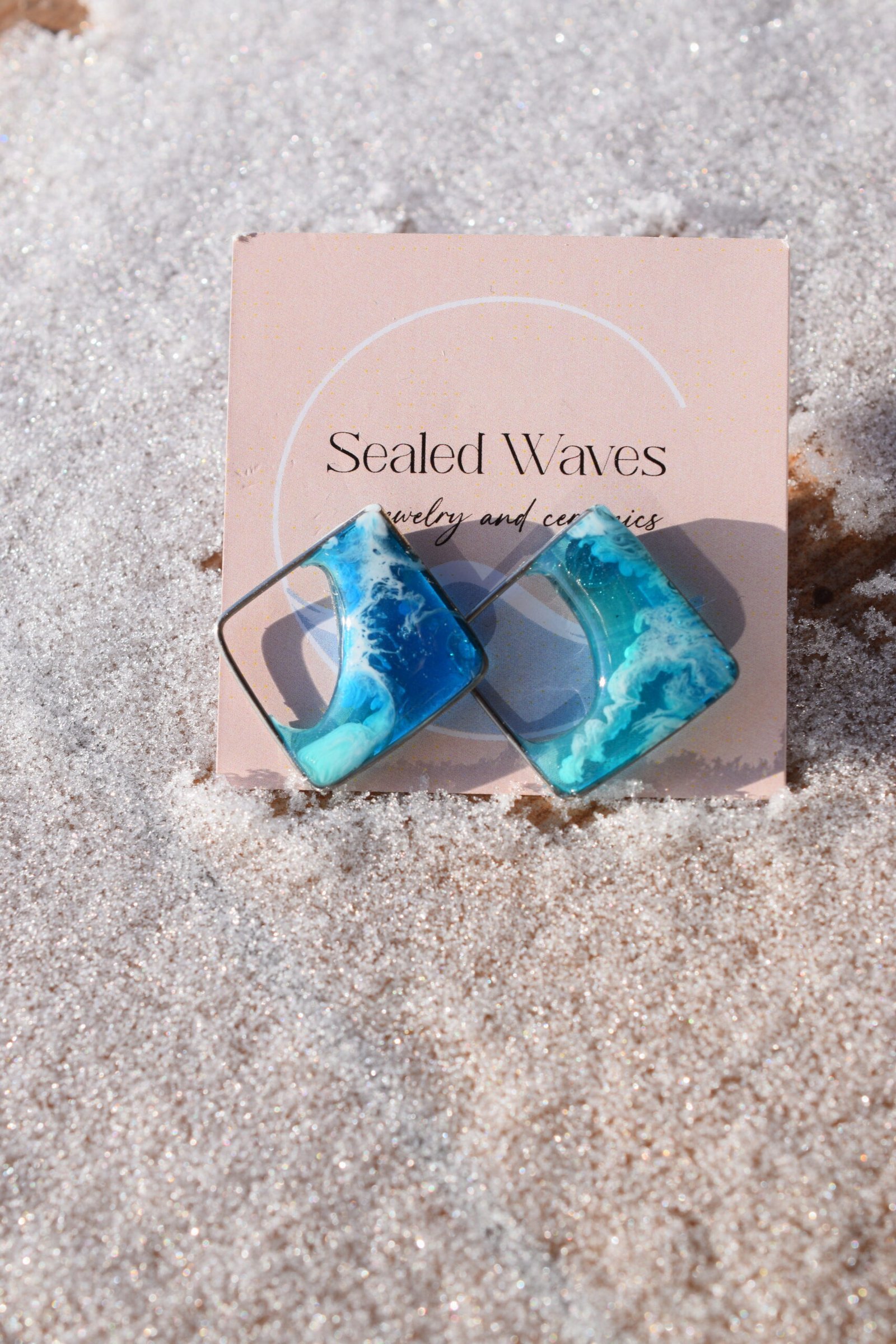 Ромб Обеци на щифт | Sealed Waves - Image 3