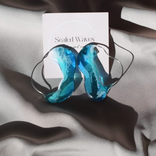 Обеци на щифт | Water Flow