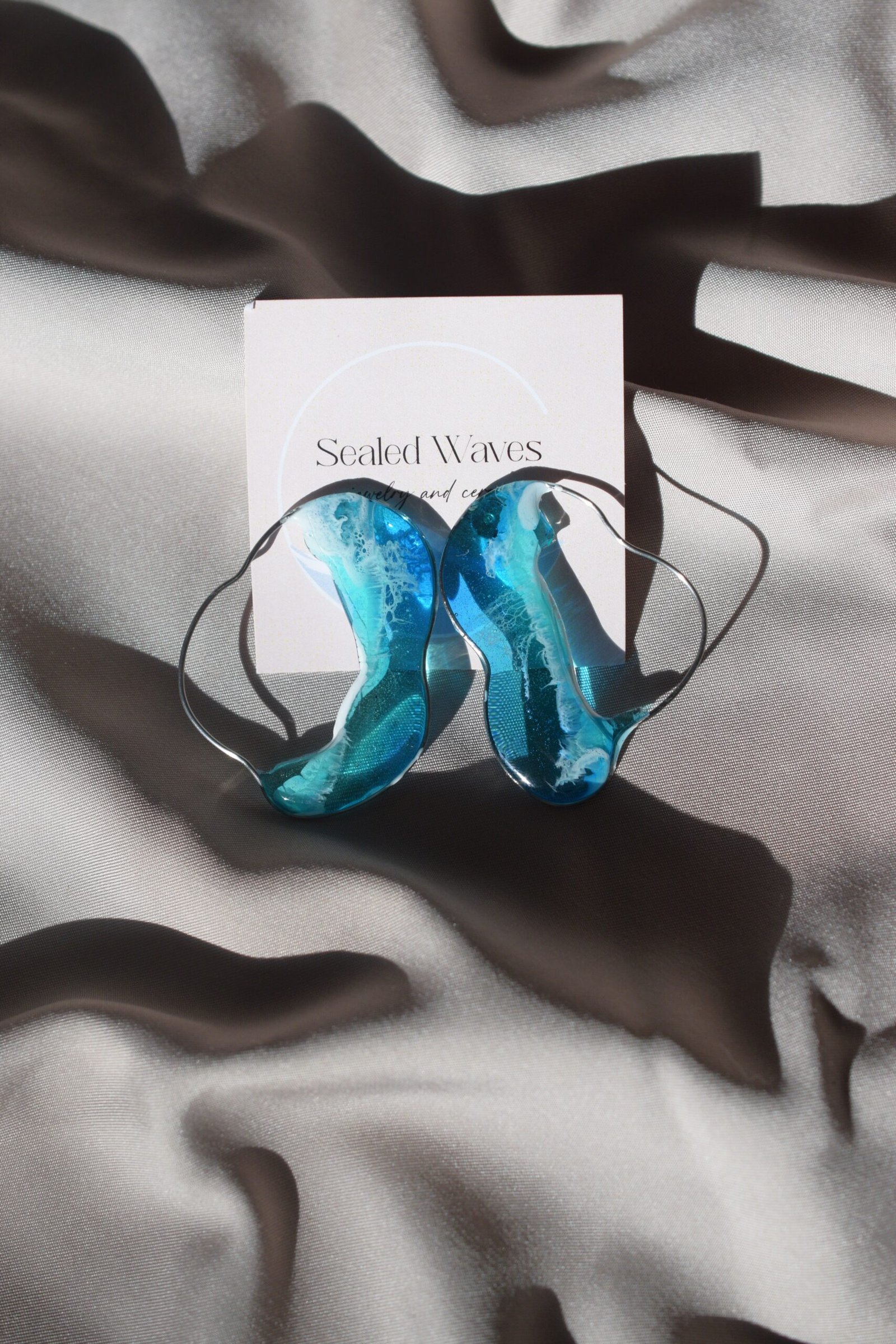 Обеци на щифт | Water Flow