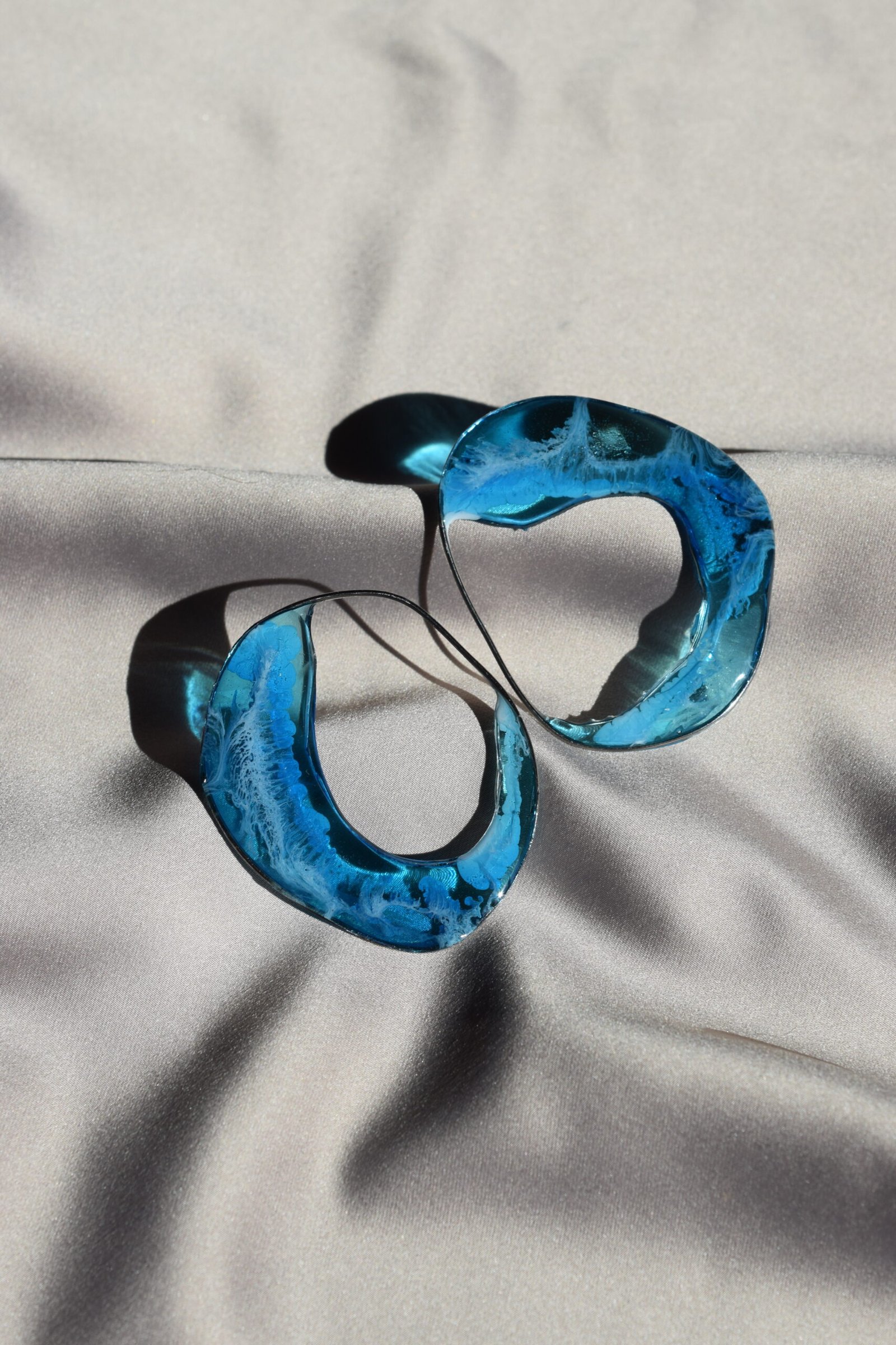 Обеци на щифт | Water Flow - Image 5