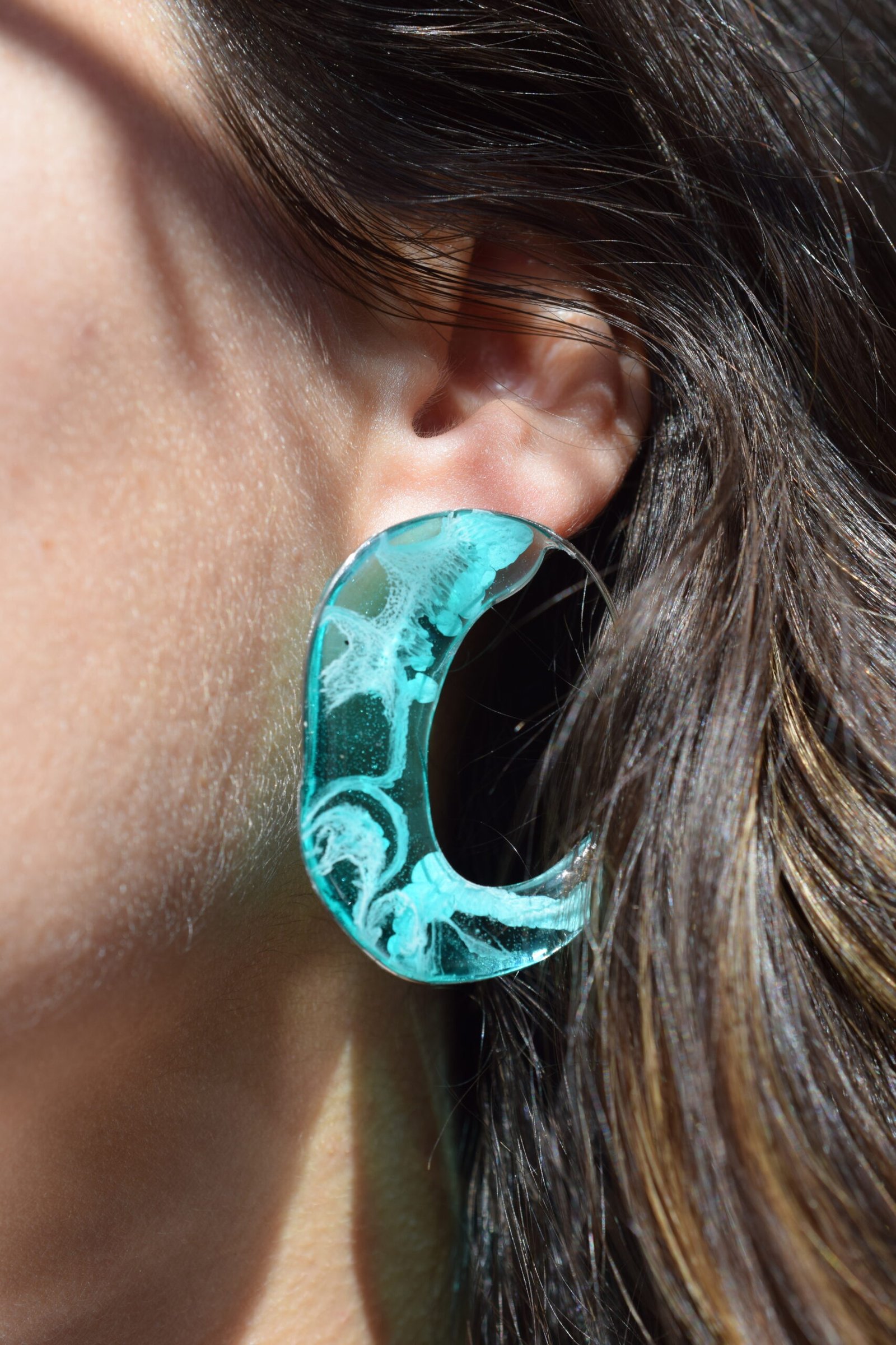 Обеци на щифт | Water Flow - Image 10