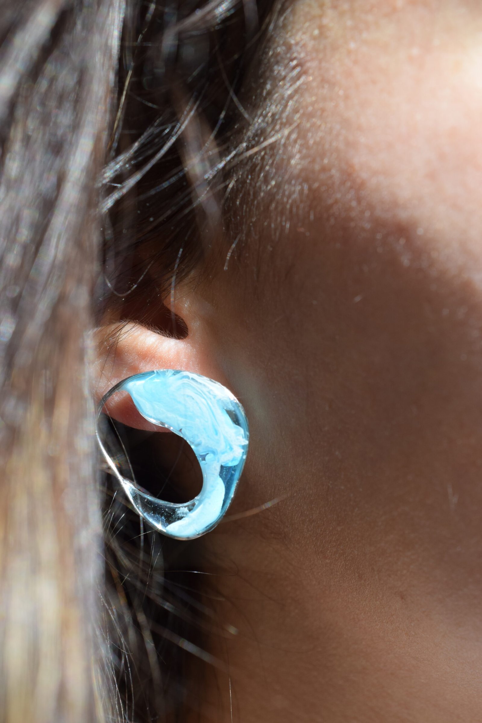 Обеци на щифт | Water Flow - Image 8