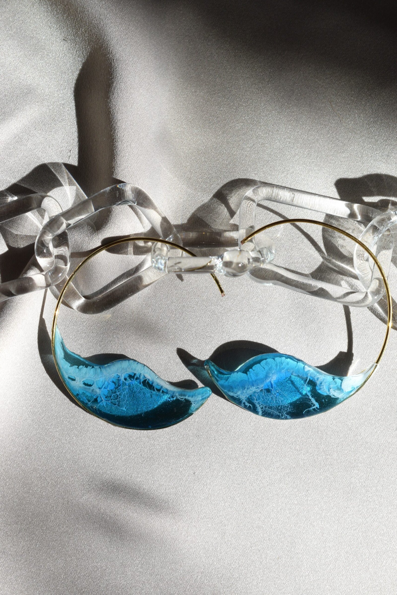 Кръгли Халки в позлатен месинг | Sealed Waves - Image 7