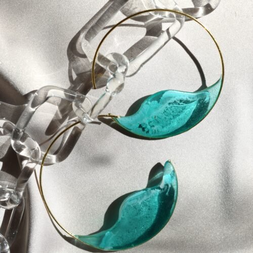 Кръгли Халки в позлатен месинг | Sealed Waves