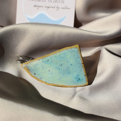 Керамични брошки | Sealed Waves Pebbles