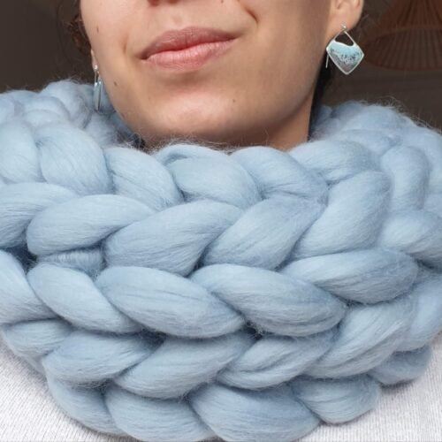 Шал с мериносова вълна ~ Chunky Waves